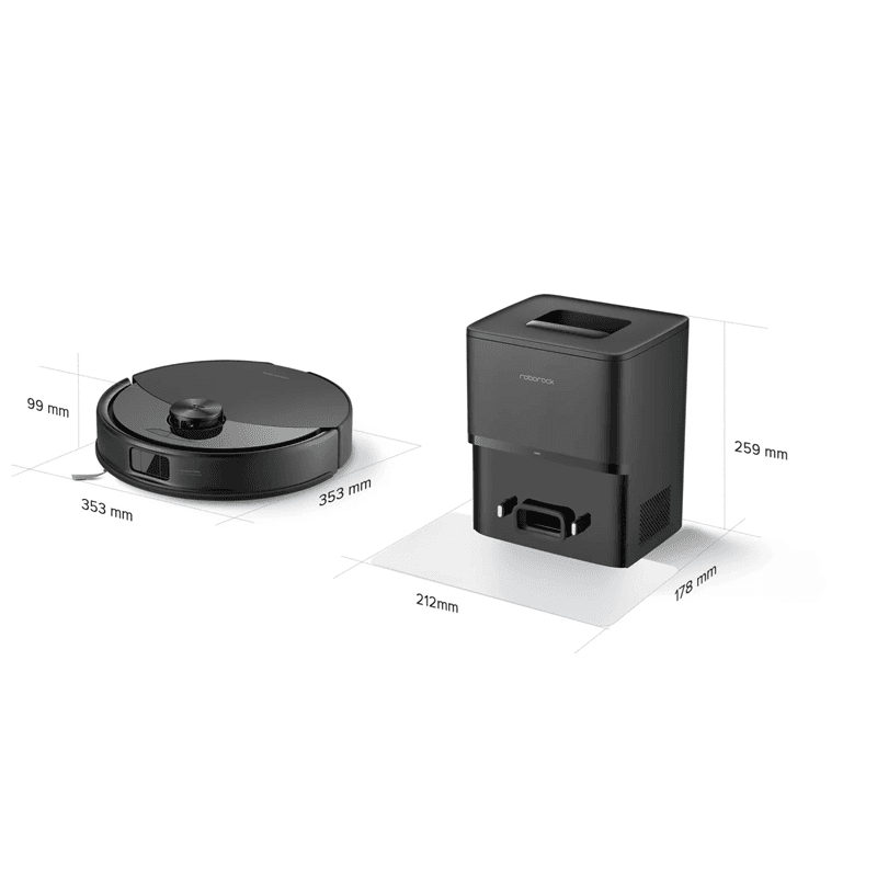 Roborock Q10 VF+ ryksuguvélmenni með ryktæmingarstöð 3