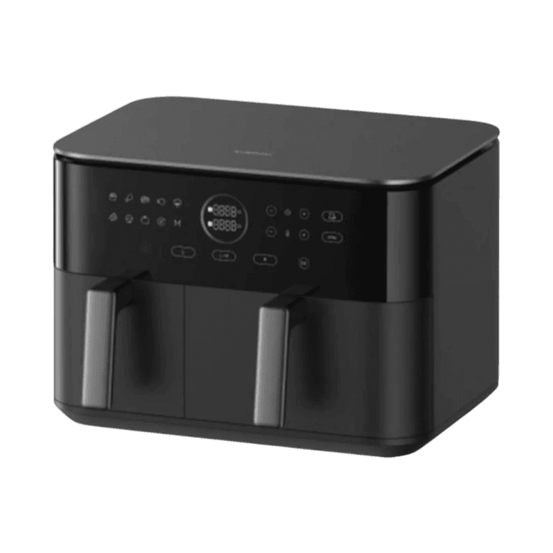 tvöfaldur loftsteikingarpottur