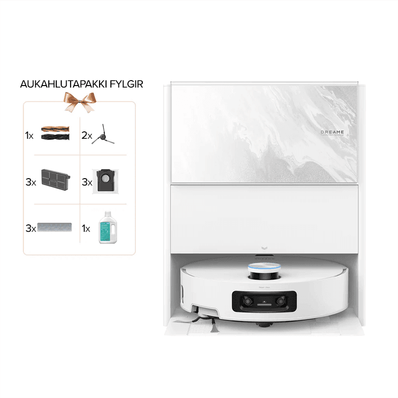 (FORSALA) - Dreame Aqua10 Ultra Track Complete ryksuguvélmenni með sjálftæmingarstöð 4