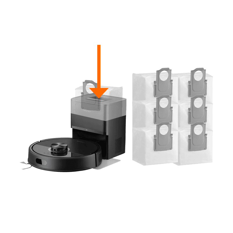 Roborock Rykpokar - Settir í ofan á tæmingarstöð (6stk)