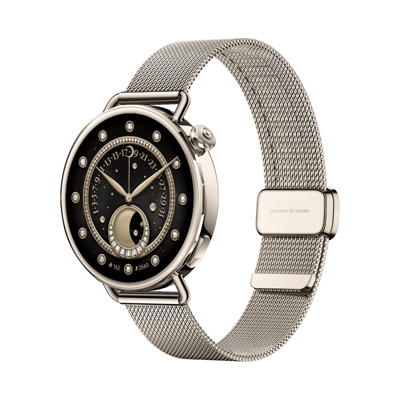 Xiaomi Watch S4 41mm snjall- og heilsuúr - Gyllt Milanese